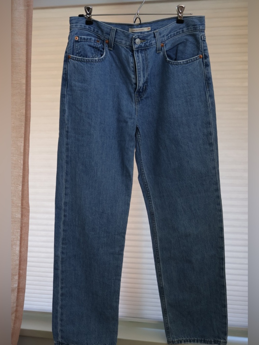 Levi’s Women’s Blue Low Pro Straight-Leg Jeans